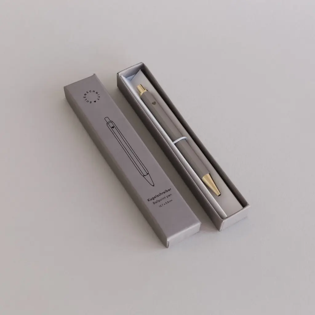 Stylo à Bille - Coeur (gris)