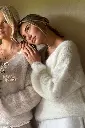 BYPIAS - Pull Mohair Heaven (off white)