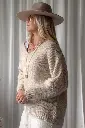 BYPIAS - Pull Honey V-Neck (beige)