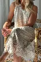 BYPIAS - Robe Lace Darling (sand)
