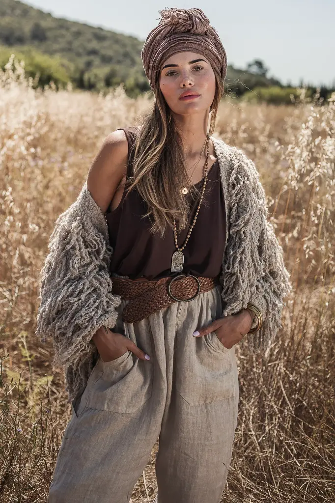 BYPIAS - Cardigan Coachella (beige)