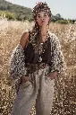 BYPIAS - Cardigan Coachella (beige)