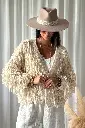 BYPIAS - Cardigan Coachella (off white)
