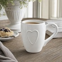 Tasse Blanche - Coeur 