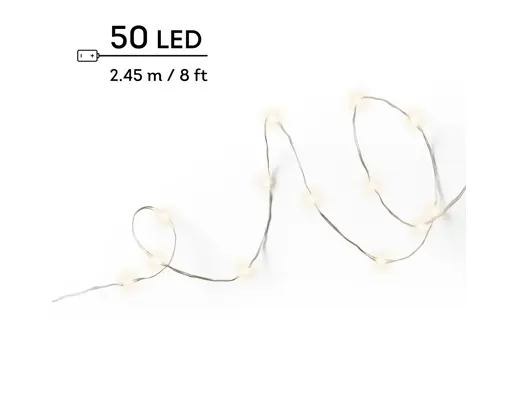 Guirlande LED Outdoor - Effet Clignotant (50 led)