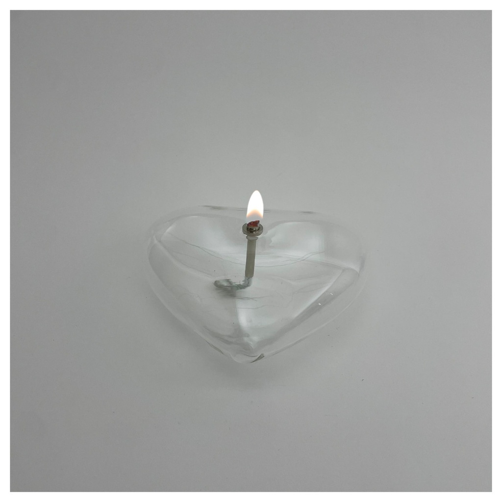Lampe à Huile - Coeur (moyen)