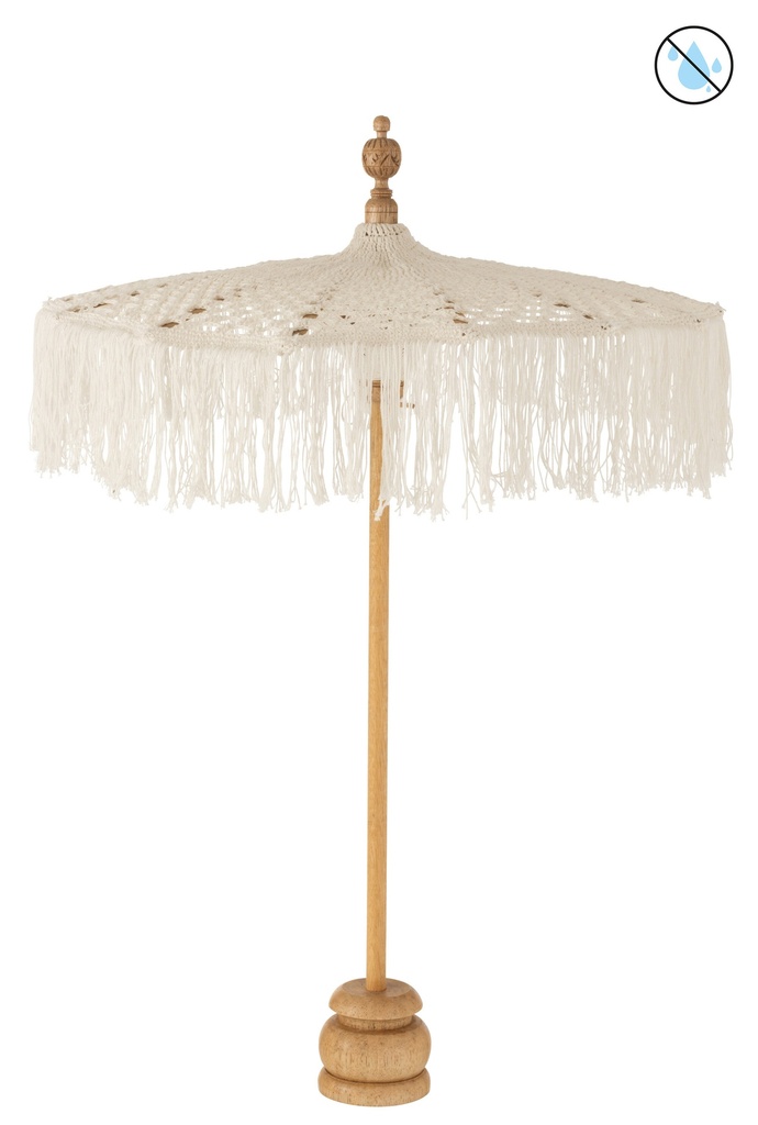 Mini Parasol Décoratif - Macramé