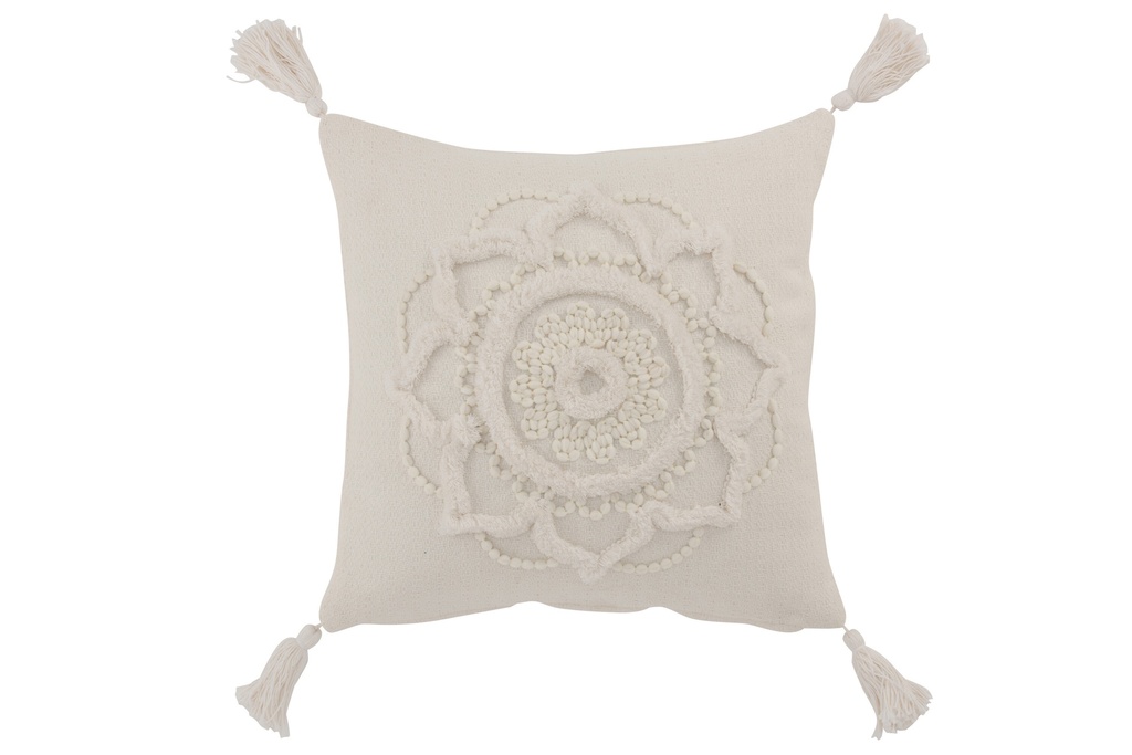 Coussin Fleur et Floches 