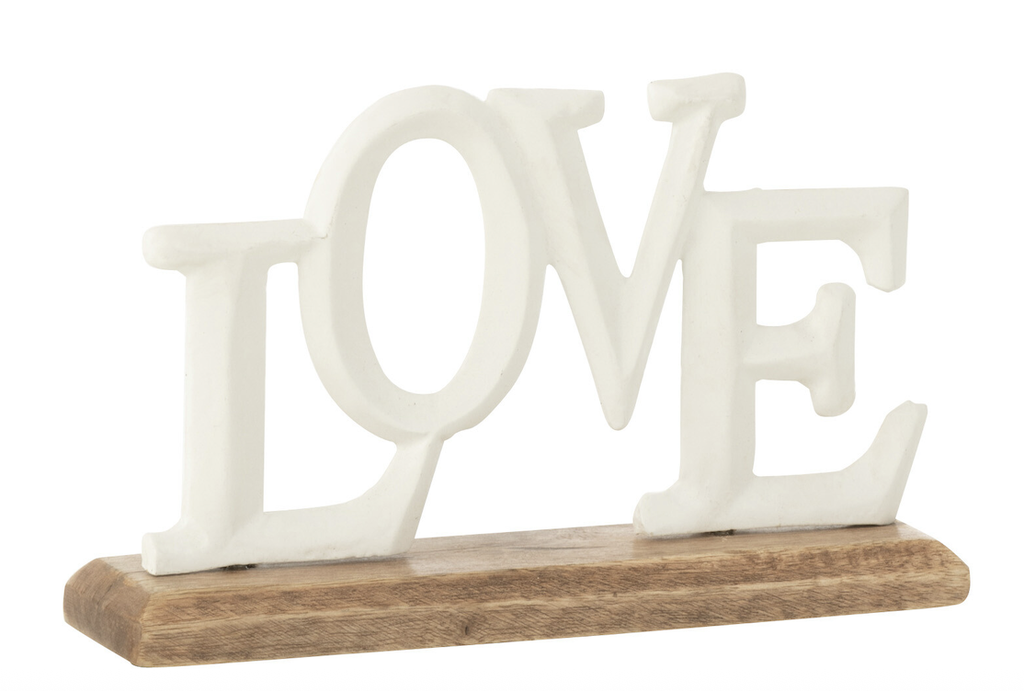 Love - Socle en Bois