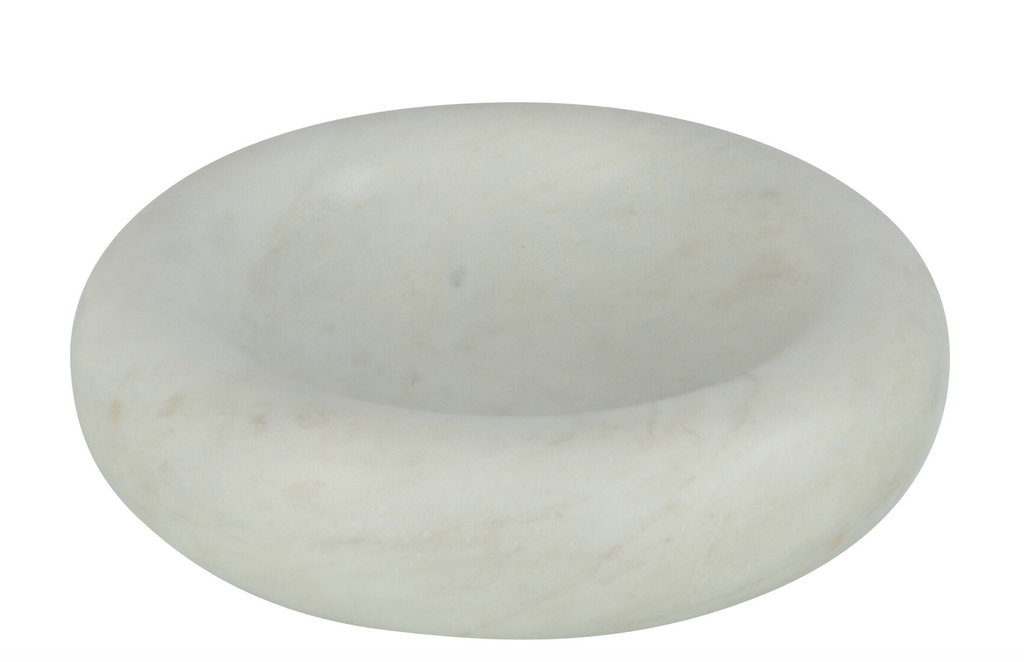 Plat en Marbre - Blanc