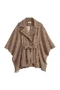 BYPIAS - Poncho/Manteau Bernadine (caramel)