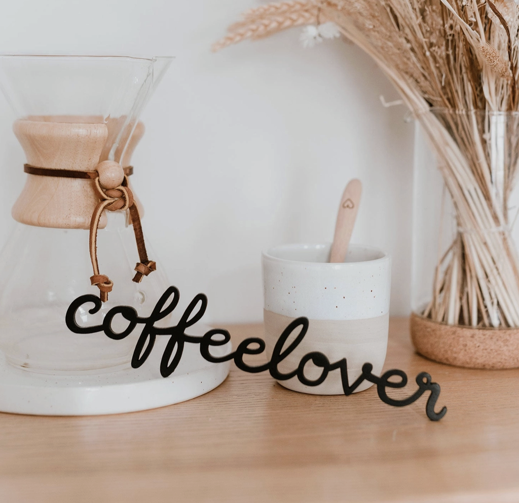 Lettre en Bois - Coffeelover