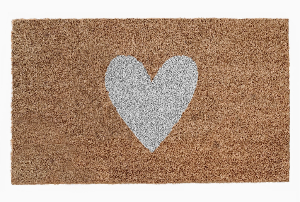 Paillasson - Coeur Blanc