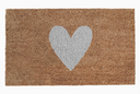 Paillasson - Coeur Blanc