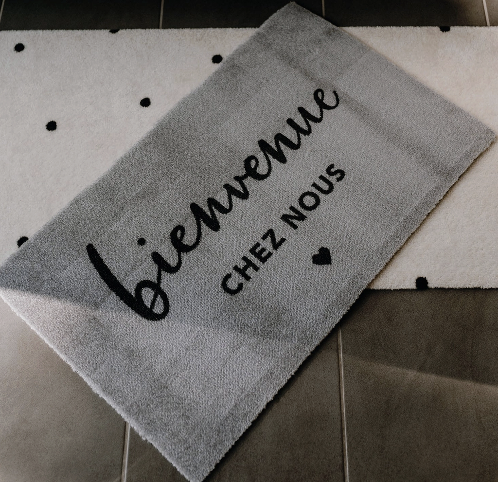 Paillasson Bienvenue - Gris