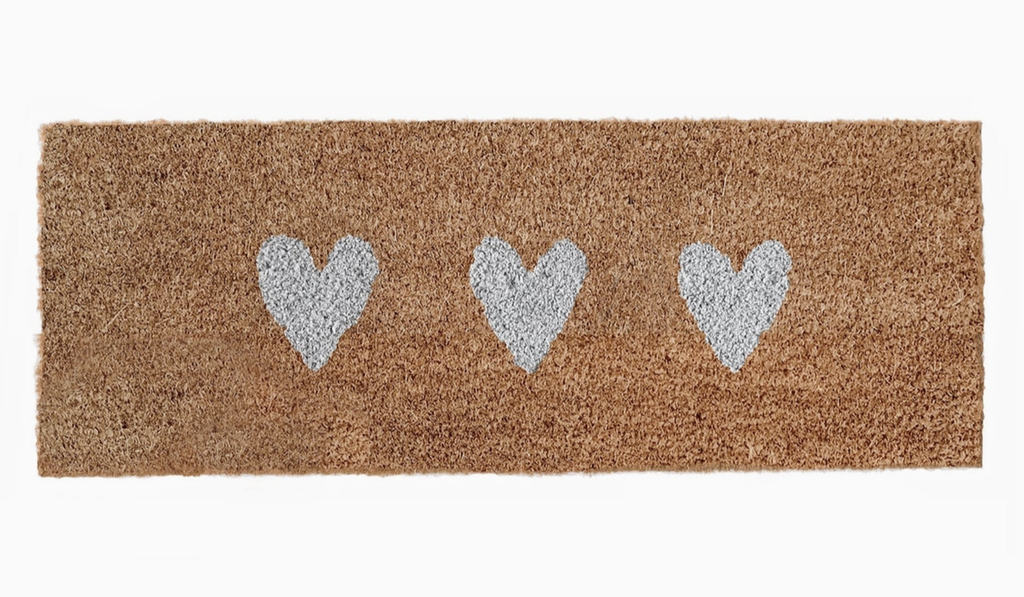 Paillasson - Coeur Blanc (petit)