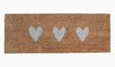 Paillasson - Coeur Blanc (petit)