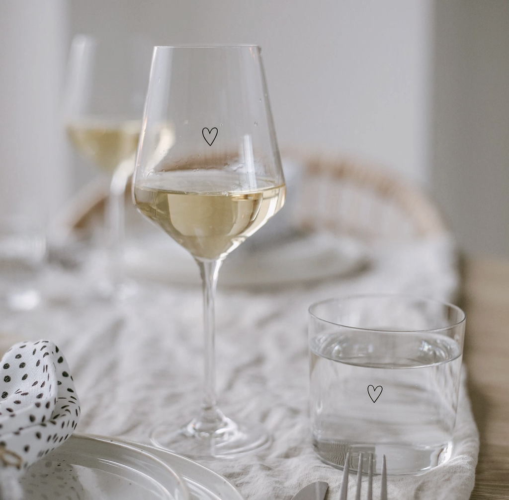 Verre à Vin Blanc - Coeur