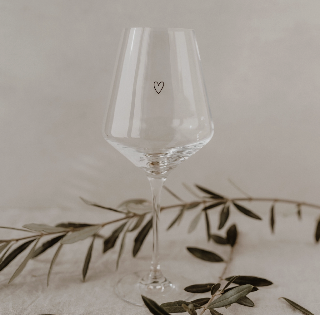 Verre à Vin Rouge - Coeur