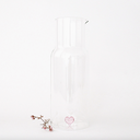Carafe à Eau - Coeur Rose