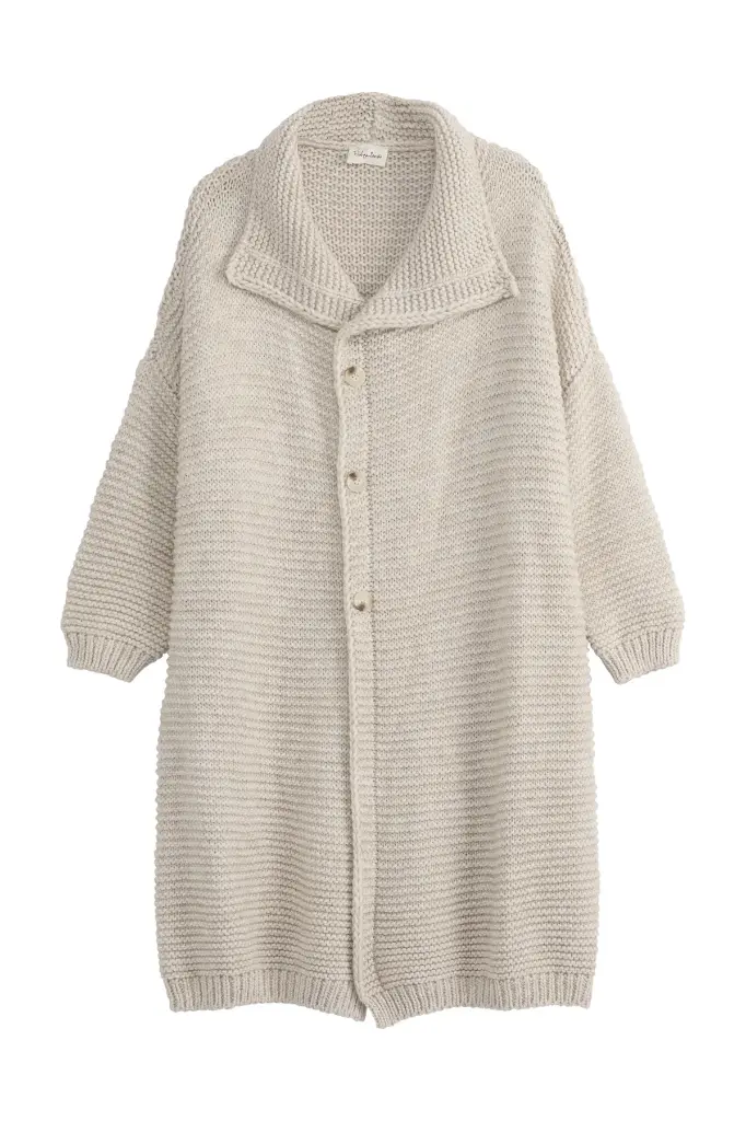 BYPIAS - Cardigan Chunky (beige)