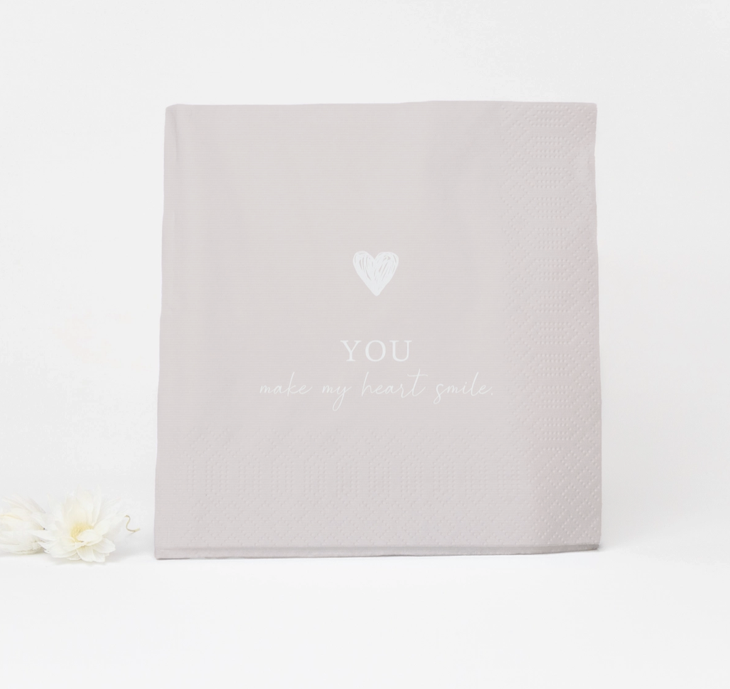 Serviettes - You Make My Heart Smile