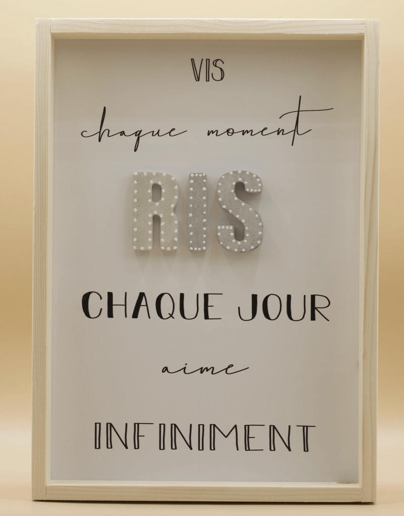 Tableau en Bois - Ris