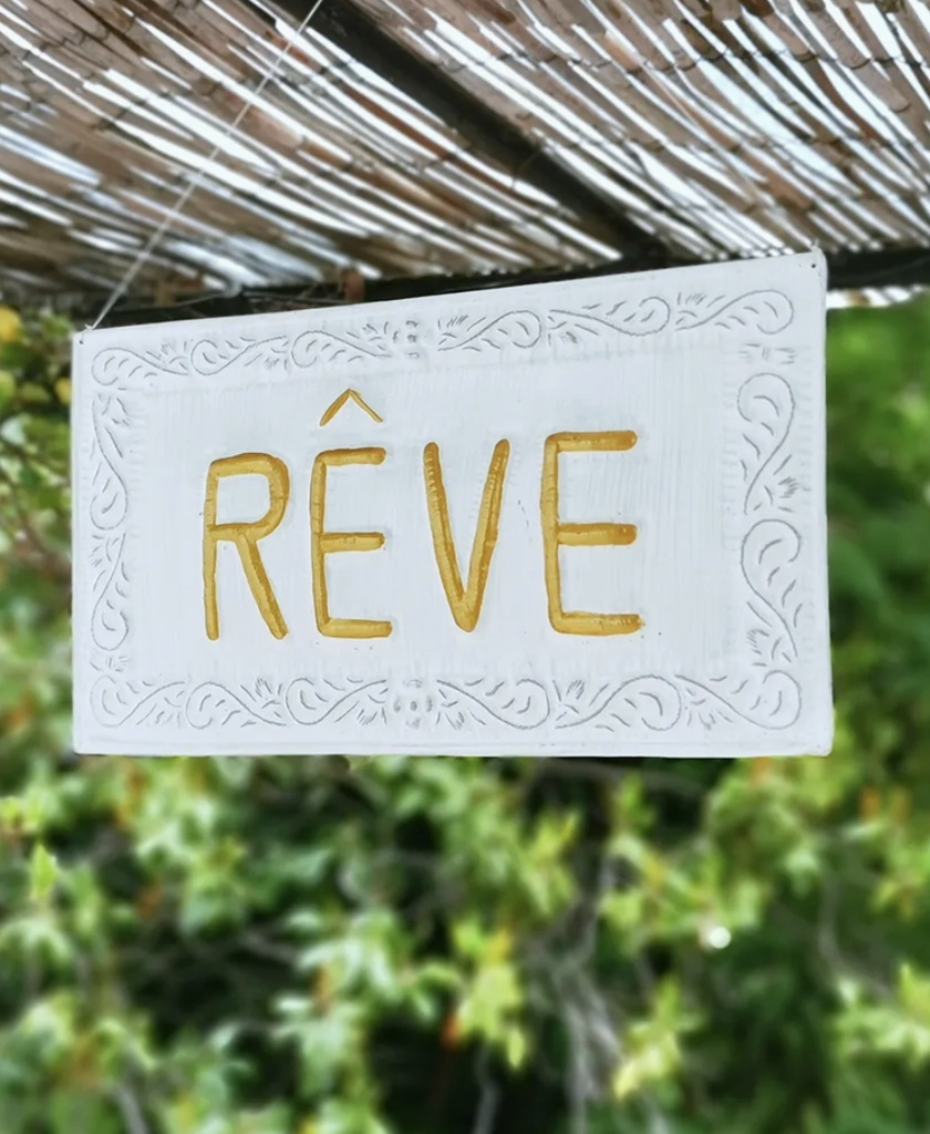 Plaque Décorative En Métal - Rêve