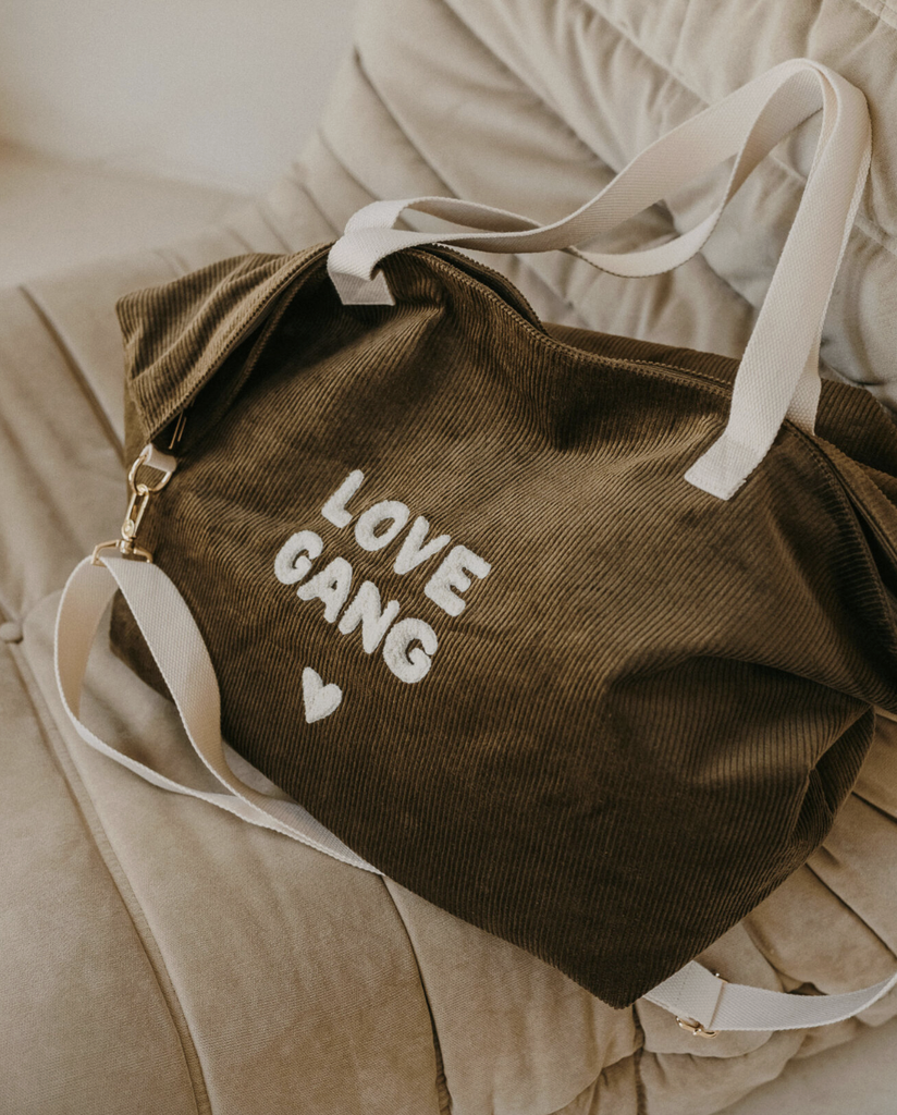 Cabas Velours - Love Gang
