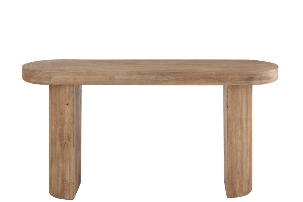 Console - Bois de Manguier Naturel