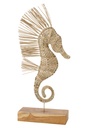 Hippocampe sur Socle - Herbe Naturelle (grand)
