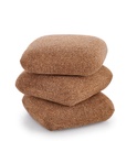Pouf 3 Coussins - Terracotta 