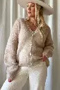 BYPIAS - Cardigan Coziness (beige)