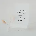 Porte-Carte Bois Blanc (duo) - Coeur