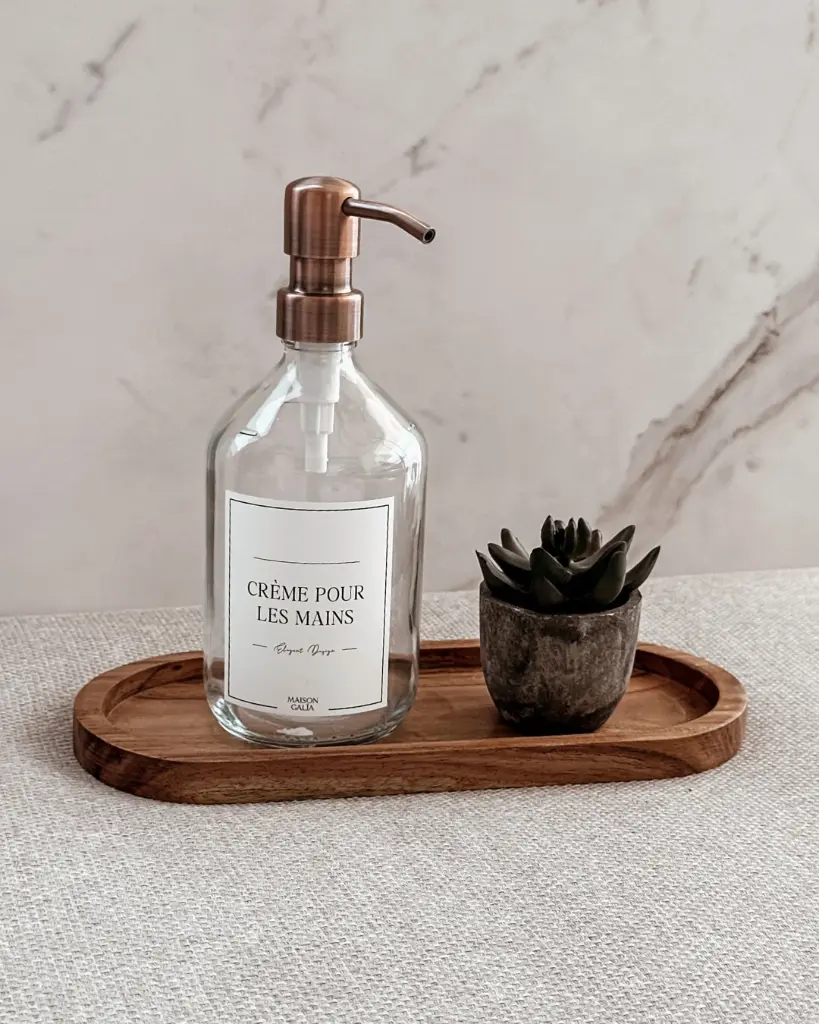 Flacon en Verre - Crème pour les mains