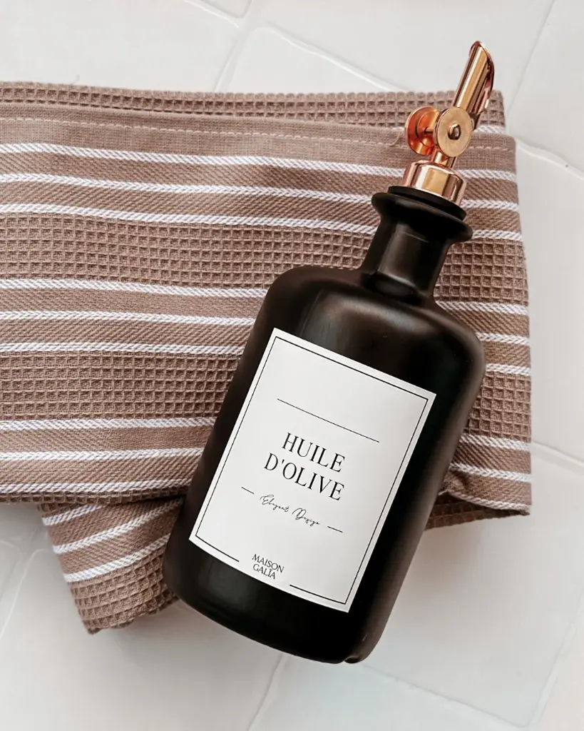 Flacon en Verre - Huile d'Olive