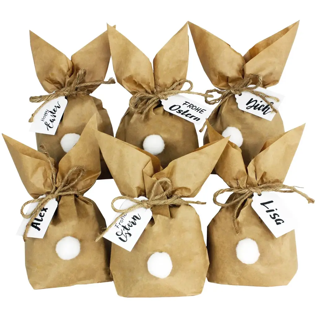 Kit de Pâques - Pochon Kraft (12p.)