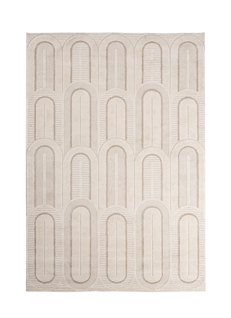 Tapis Crème Gris - Aniz (160x230)