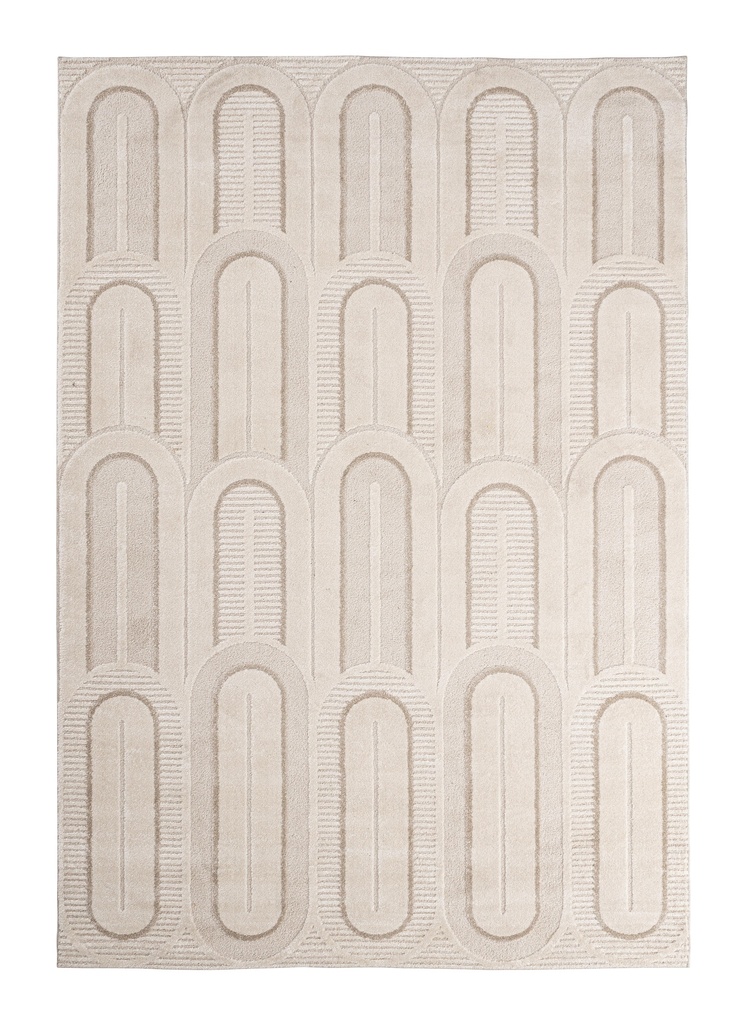 Tapis Crème Gris - Aniz (200x290)