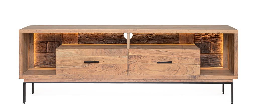 Meuble TV en Bois LED - Lagnam