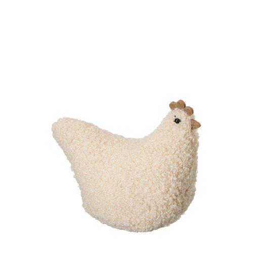 Poule à Poser - Bouclette (petit) (Blanc-Crème)