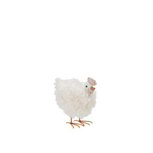Poule à Poser - Fluffy (Blanc)