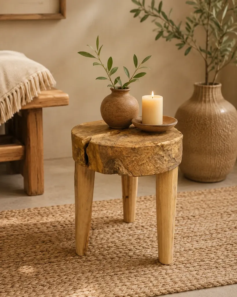 Tabouret en Teck - Pavo