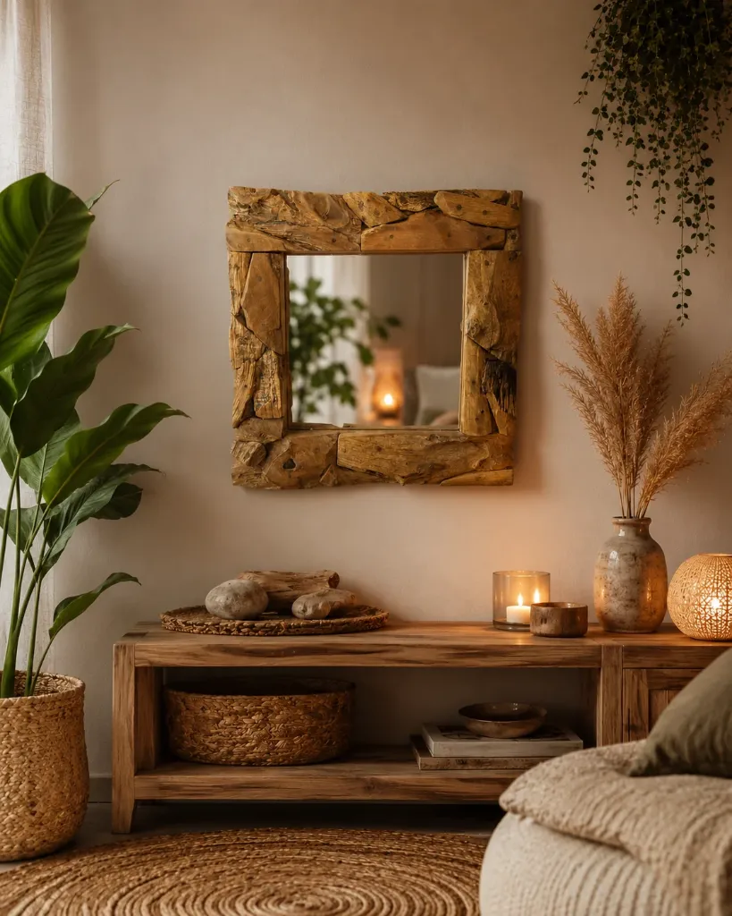Miroir en Teck - Vano