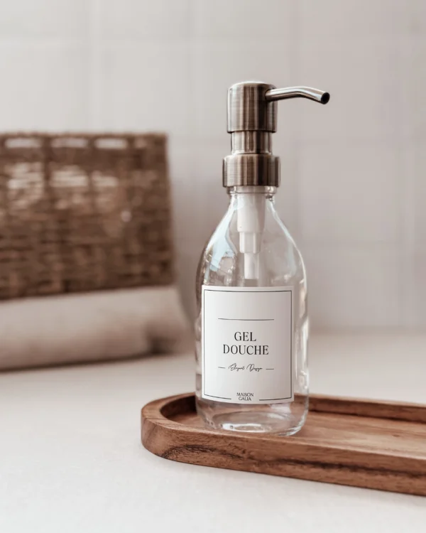 Flacon en Verre - Gel Douche