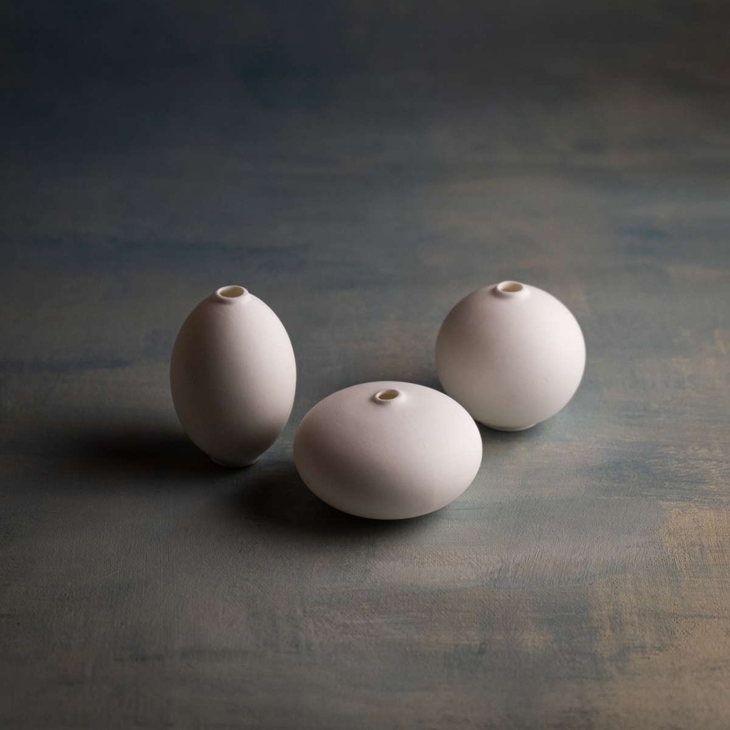 Mini Vase en Porcelaine - Oeuf 