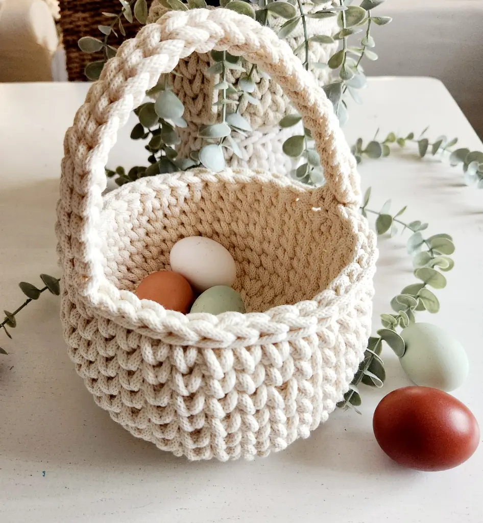Panier de Pâques - Crochet 
