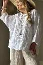 BYPIAS - Blouse Edell (white)
