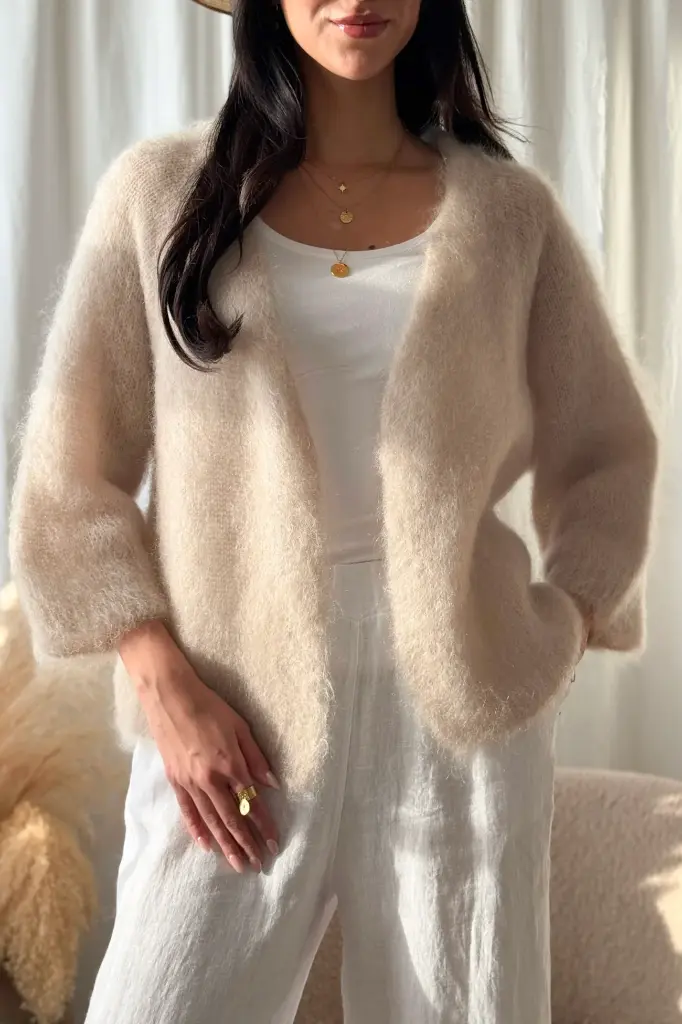 BYPPIAS - Cardigan Soft Life (beige)