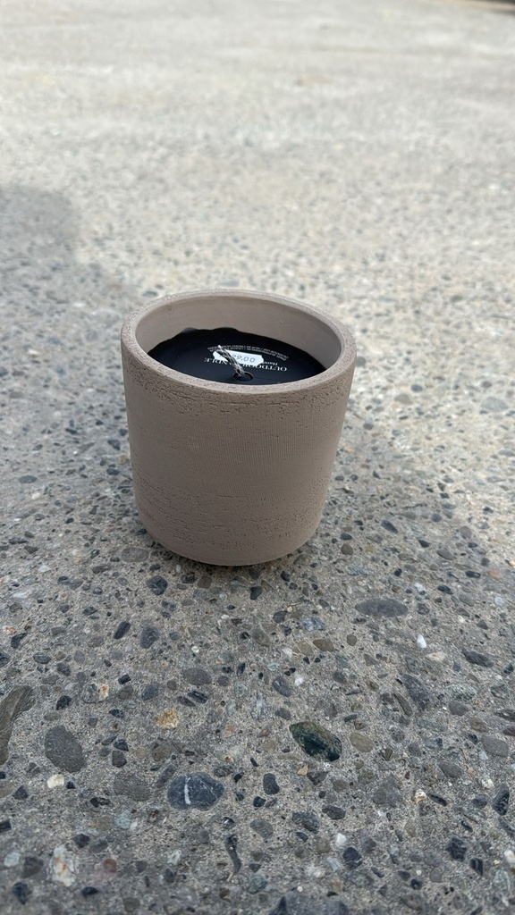 Bougie Outdoor - Terracota Grey/White